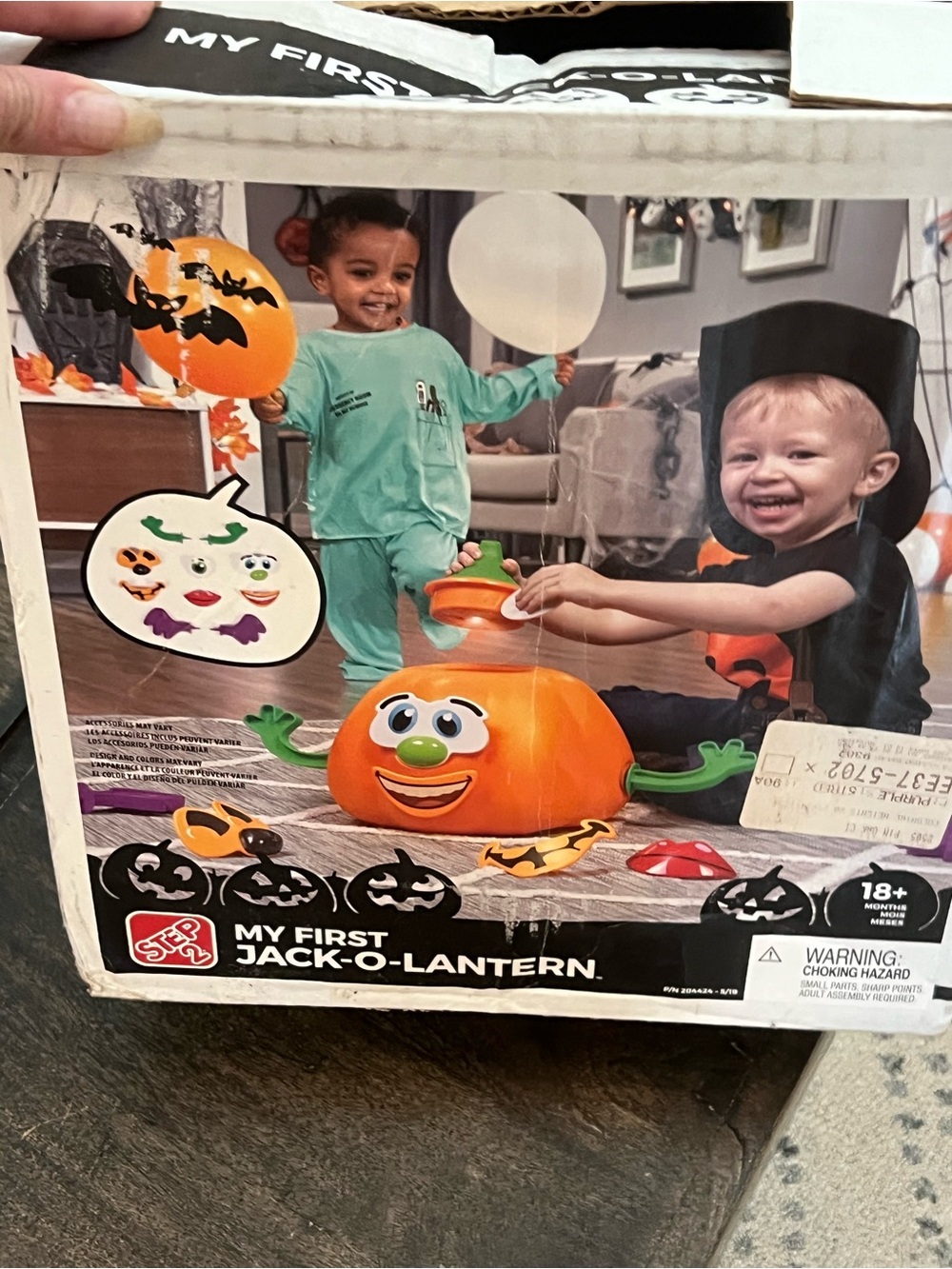 Step2 My First Jack-O-Lantern Kids Building Playset - Orange